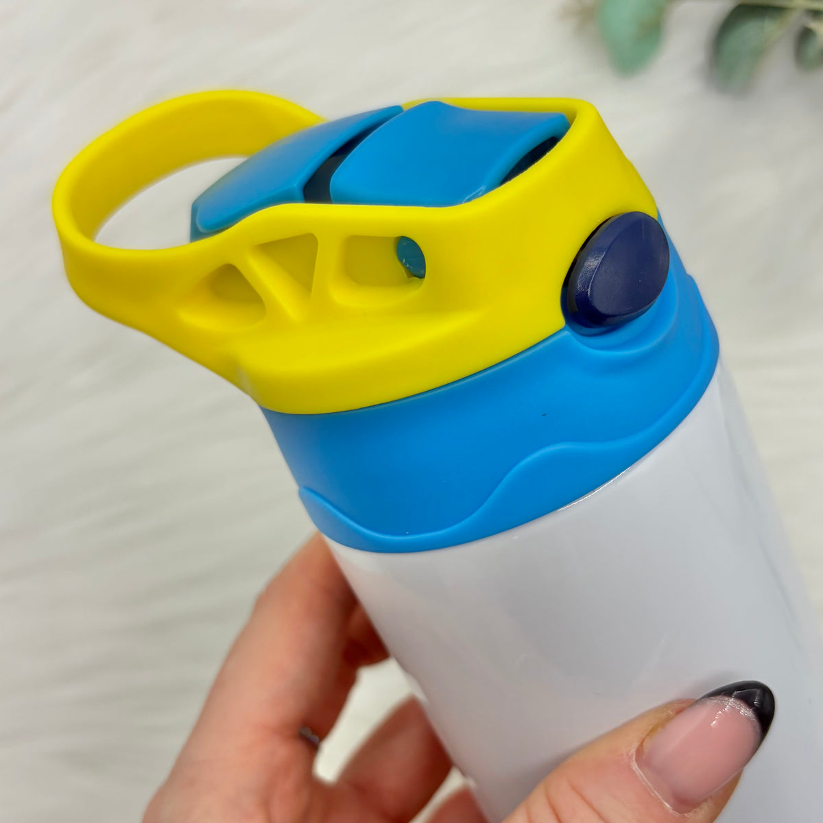 12oz Flip Lid Sublimation Bottle
