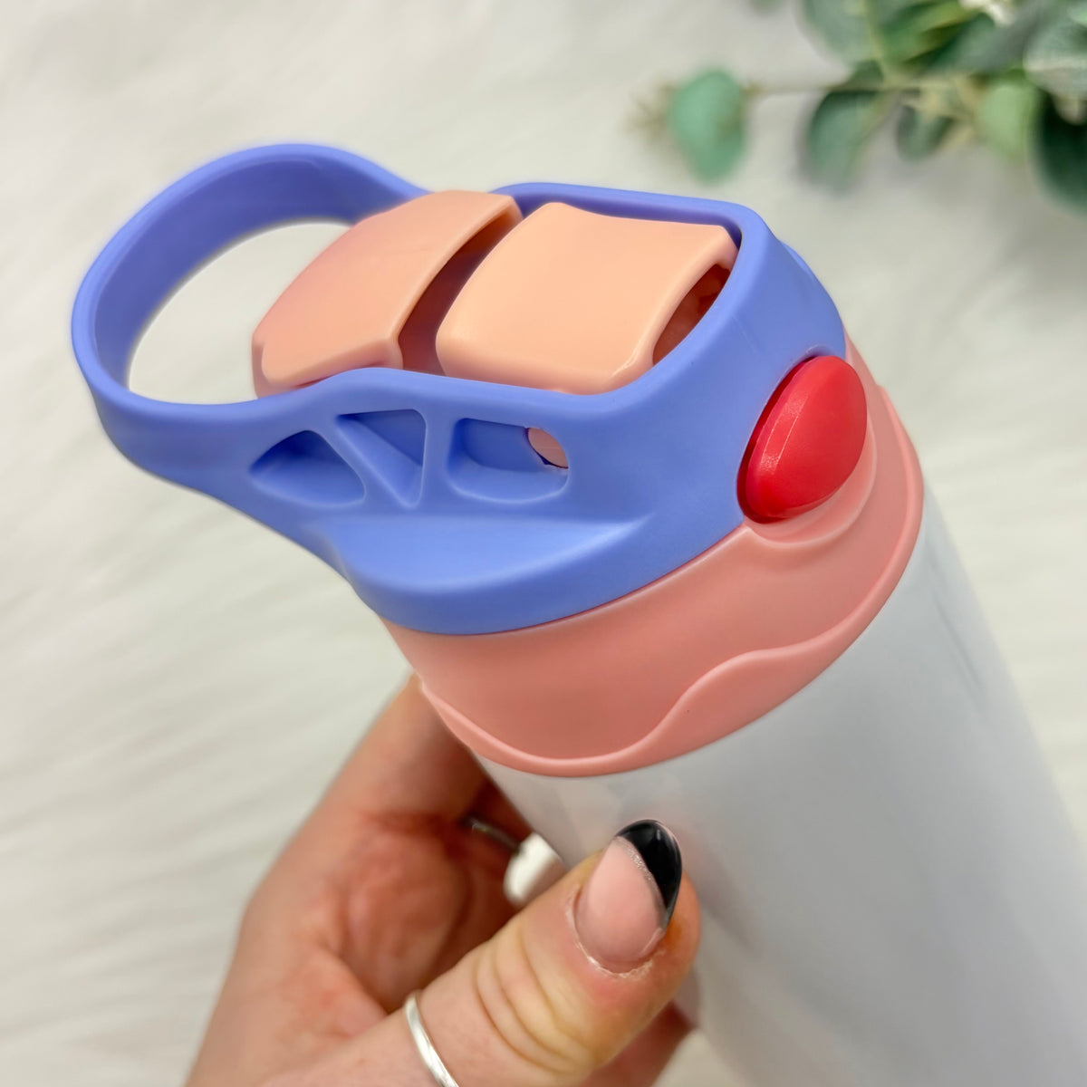 12oz Flip Lid Sublimation Bottle
