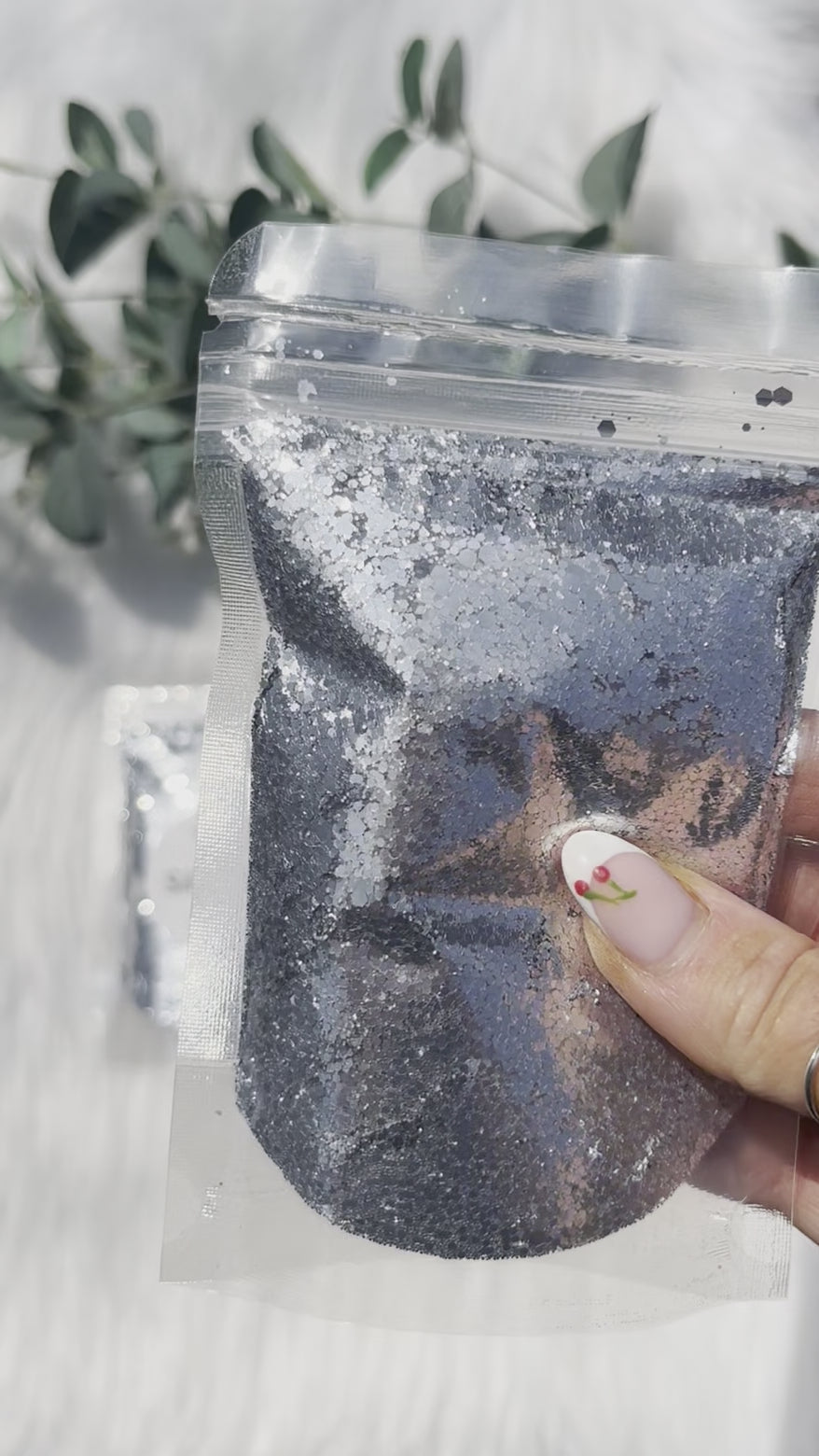 Silver Fox - Chunky Glitter