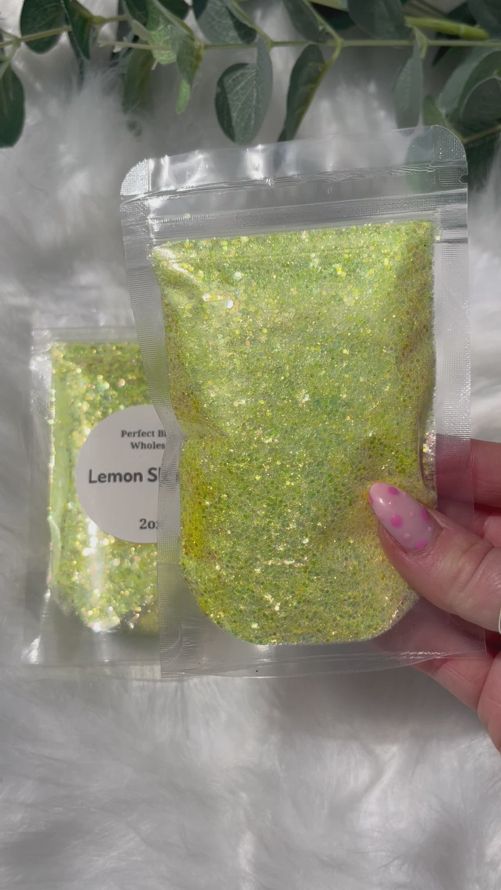 Sherbert Lemon - Chunky Glitter